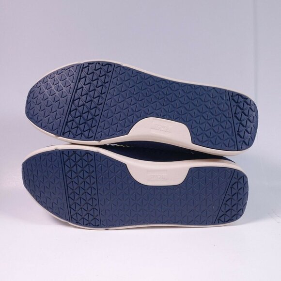 Toms Men's Del Rey Shoe 10011020 Navy Woven Suede - Picture 7 of 11
